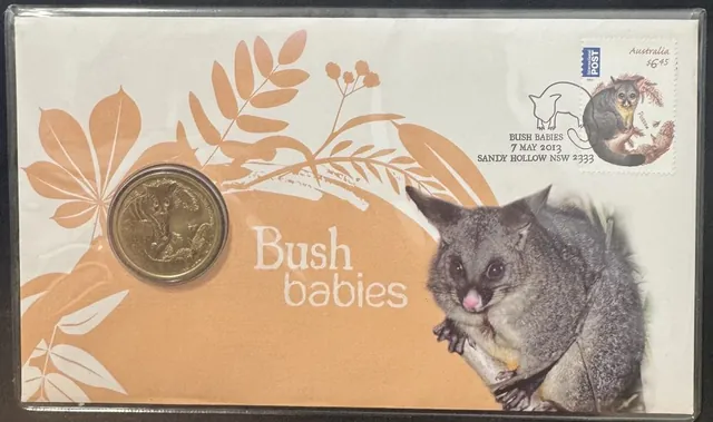 2013 $1 BUSH BABIES THE BRUSH-TAILED POSSUM $1 COIN PNC