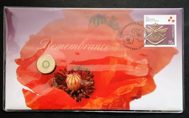2014 $2 Remembrance Day Green Dove PNC
