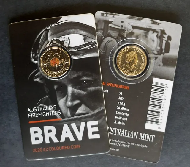 2020 $2 Firefighters Standard NO Mintmark