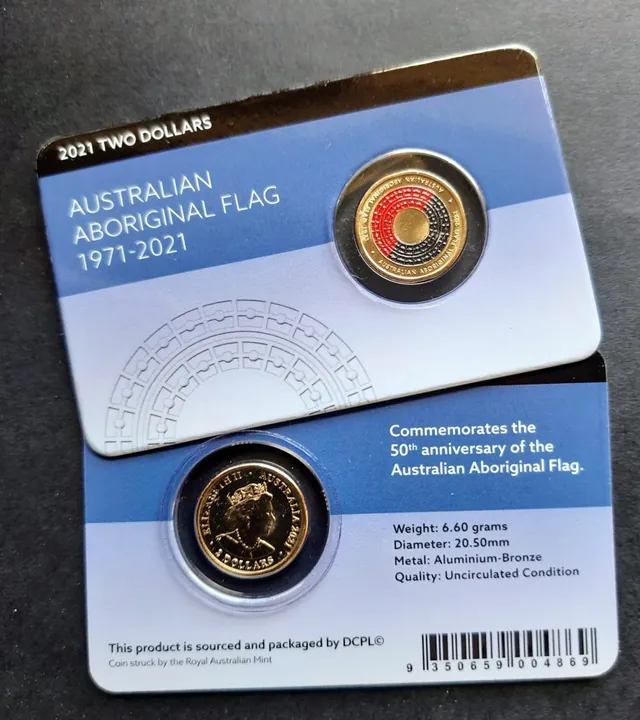 2021 $2 Australian Aboriginal Flag Coin Pack