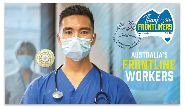 2022 $2 Australia’s Frontline workers PNC