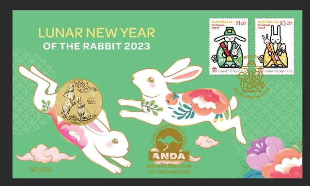 2023 Melbourne ANDA Money Expo Year of the Rabbit PNC