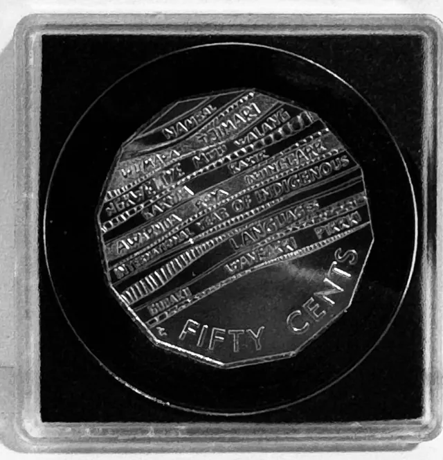 50c 2019 International Year of Indigenous Languages UNC RAM Coins in Capsules